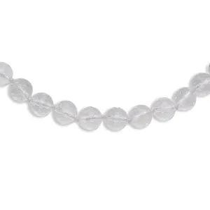 10-10.5mm Faceted Crystal Necklace