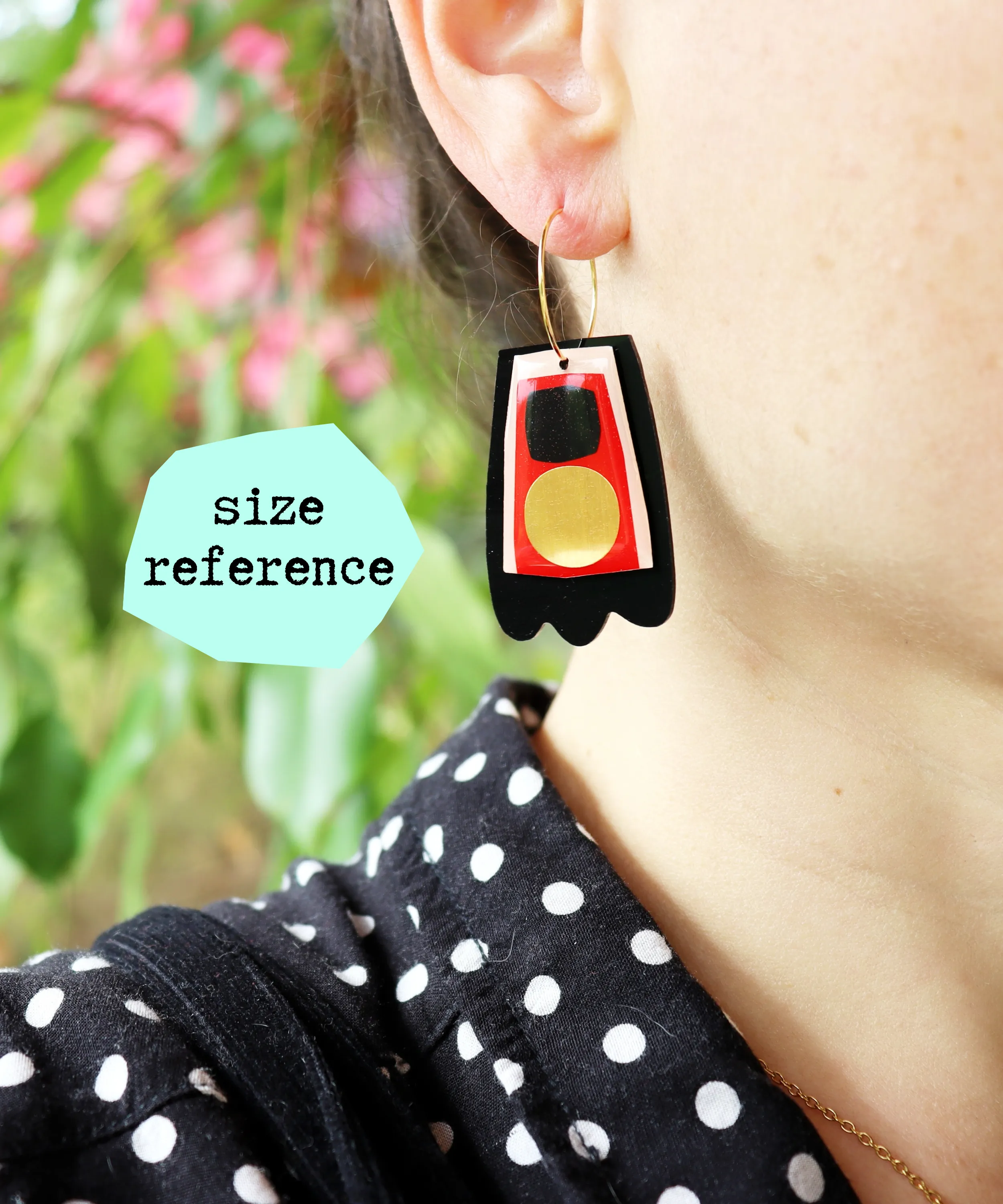 40% OFF Upcycled vinyl record earrings in tealy turquoise black and copper / unique Irish design