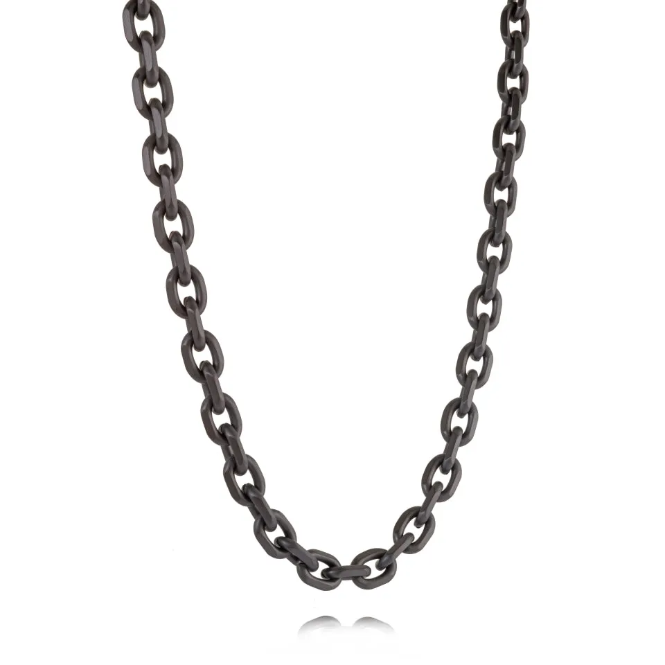 5mm Oval Link Necklace | Italgem Steel