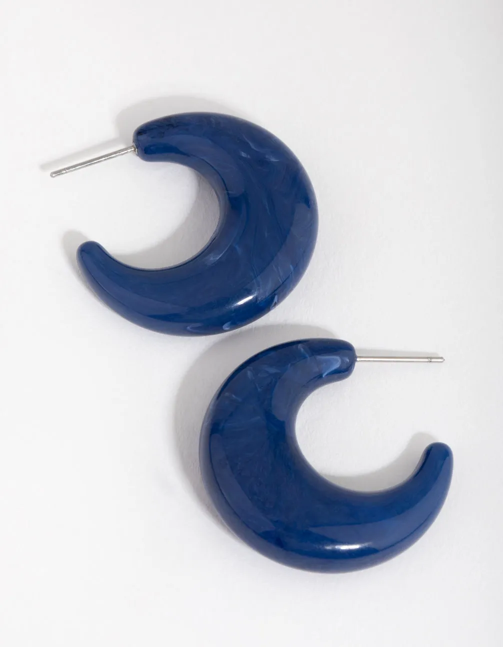 Acrylic Bubble Hoop Earrings