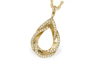 Allison Kaufman Pear Shaped Necklace