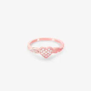Angelic Embrace Rose Gold Ring