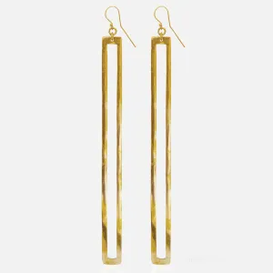 Aode Brass Funky Earrings