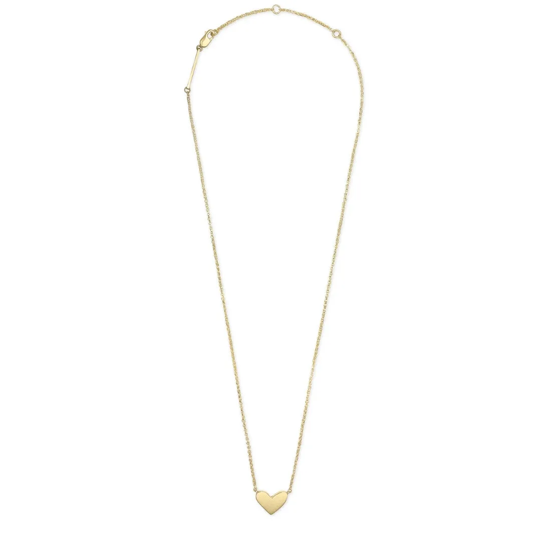 Ari Heart 18K Gold Vermeil Short Pendant Necklace by Kendra Scott