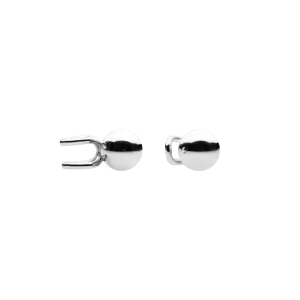 Ball Ear Cuffs Silver
