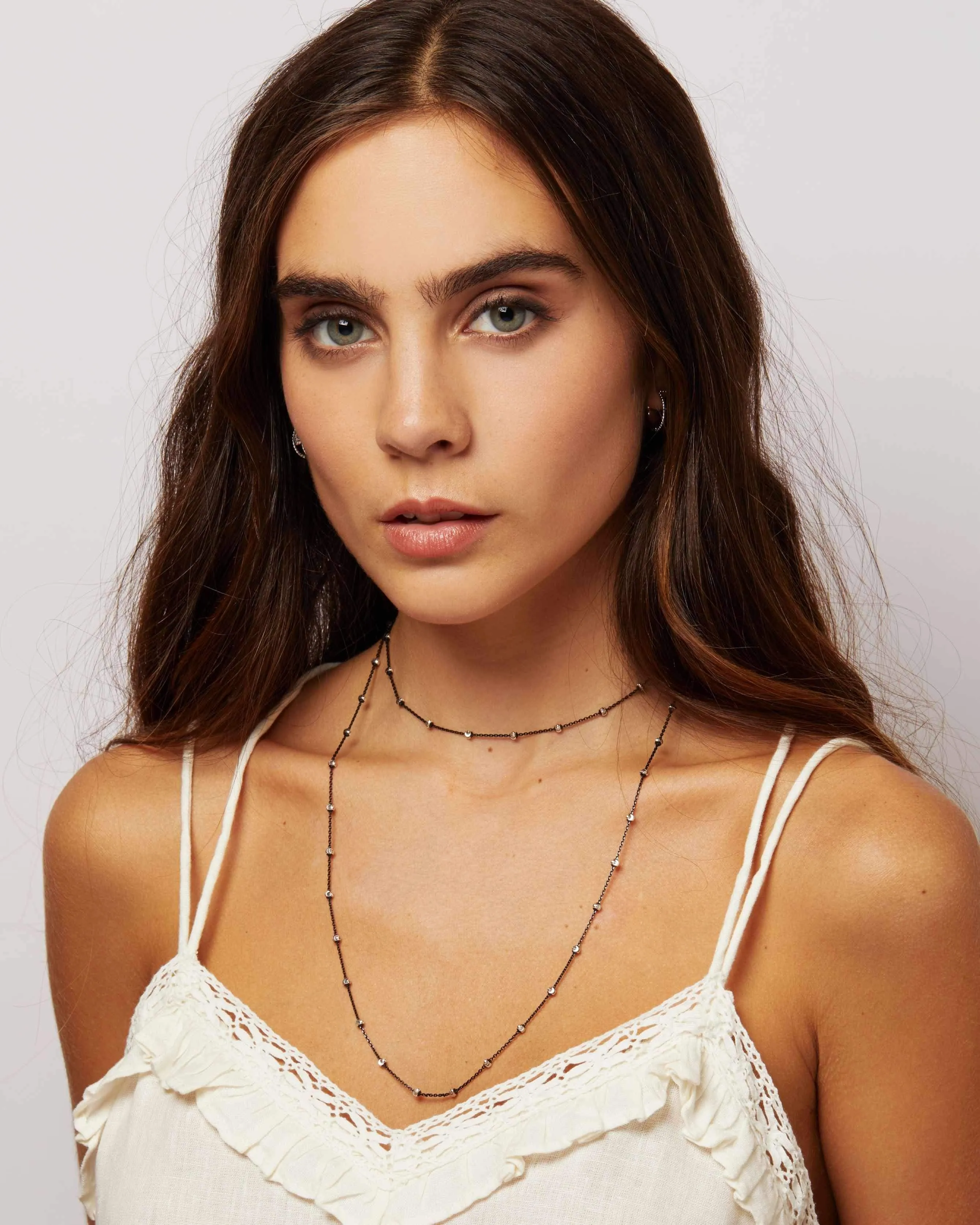 Belinda Oxidized Sterling Necklace