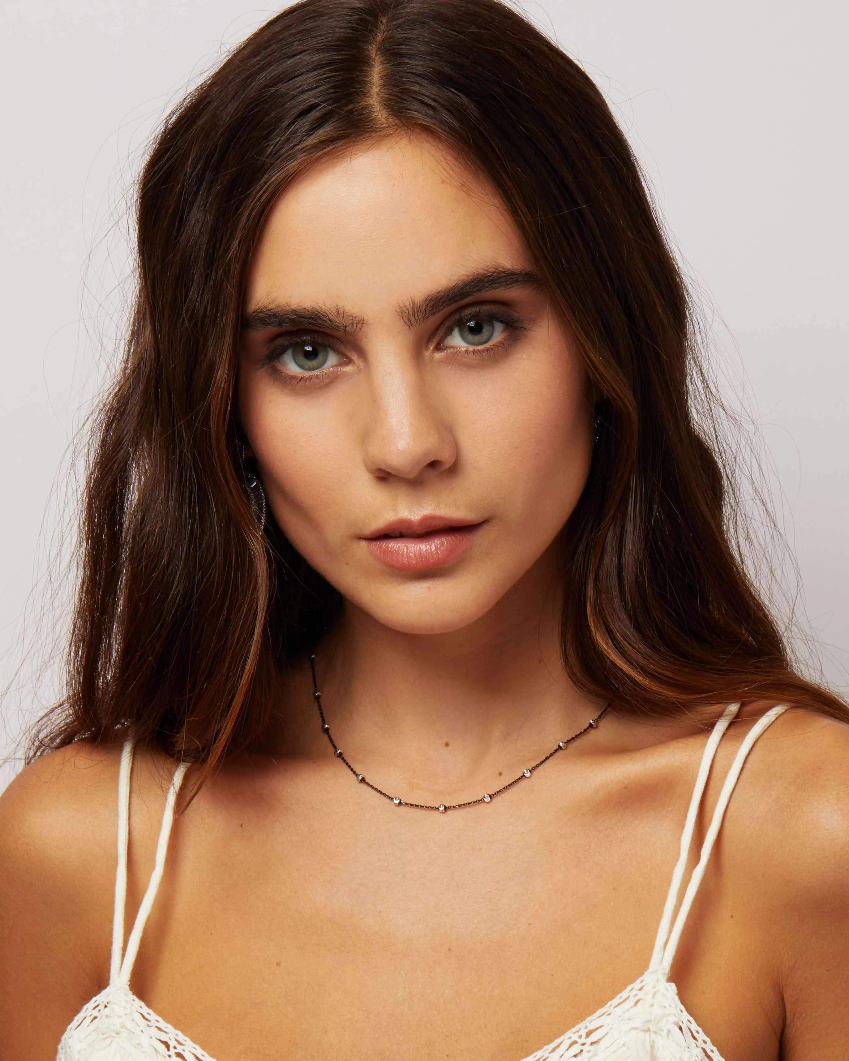 Belinda Oxidized Sterling Necklace