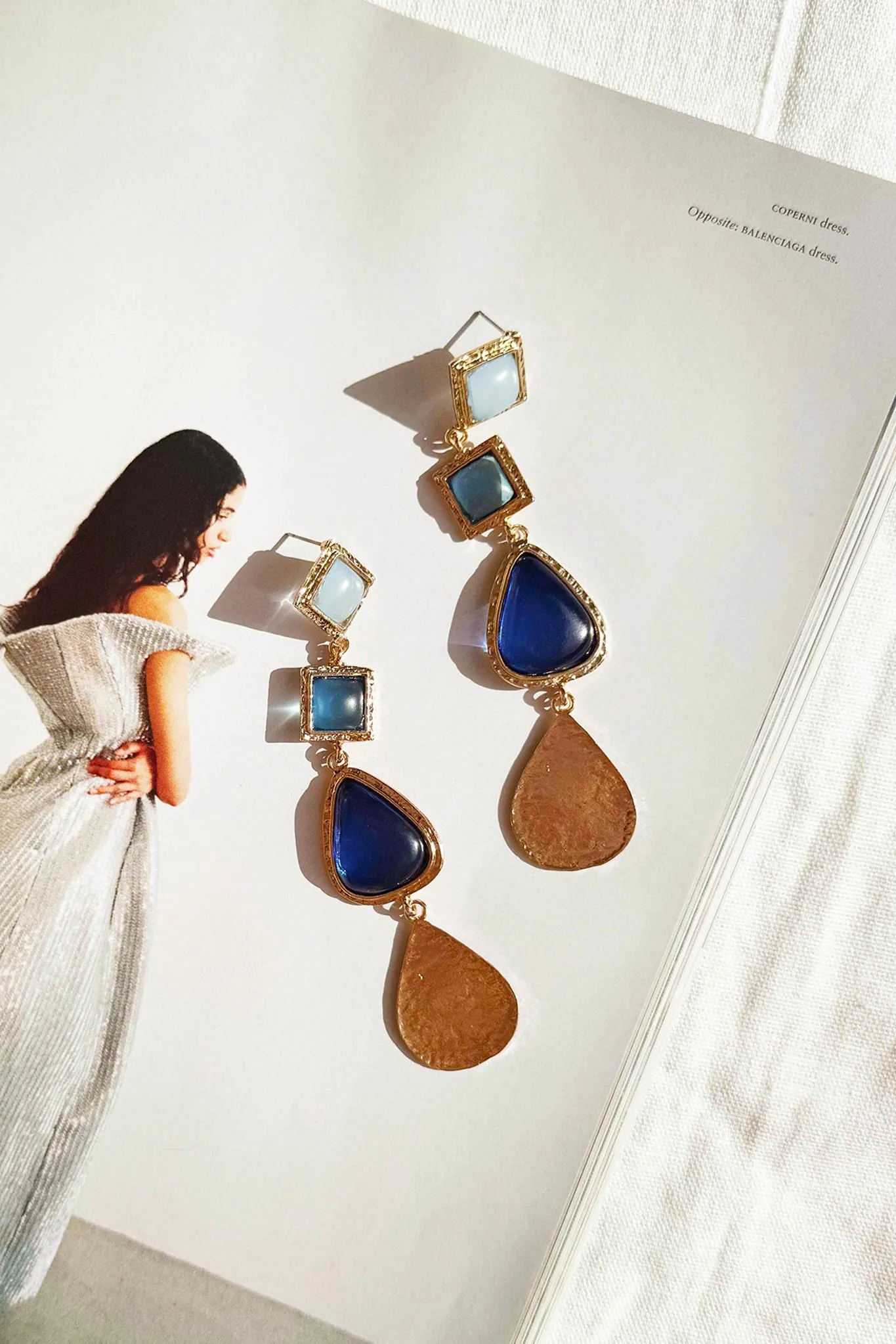 Best In Night Earrings - Blue