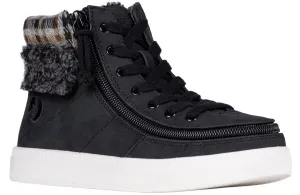 Billy Cuff II Kids Black High Top Adaptive Sneaker (EasyOn)