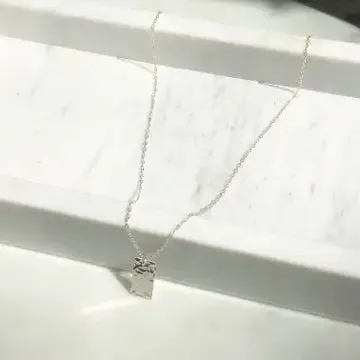 box charm necklace