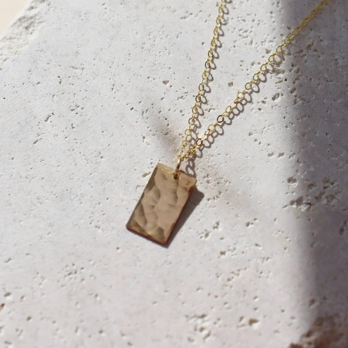 box charm necklace