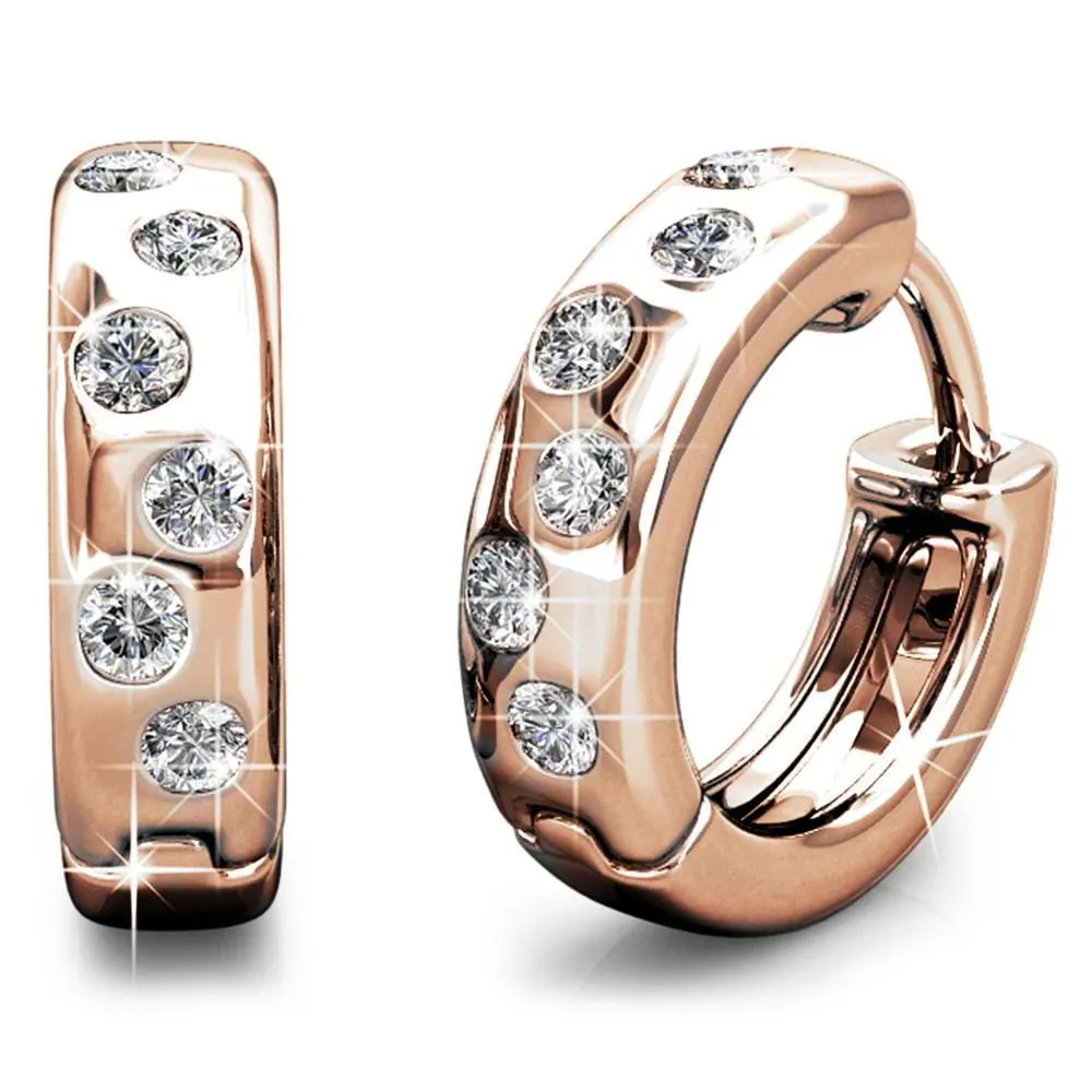 Boxed Ecliptic Rose Gold Set Adorned with SWAROVSKI® Crystals