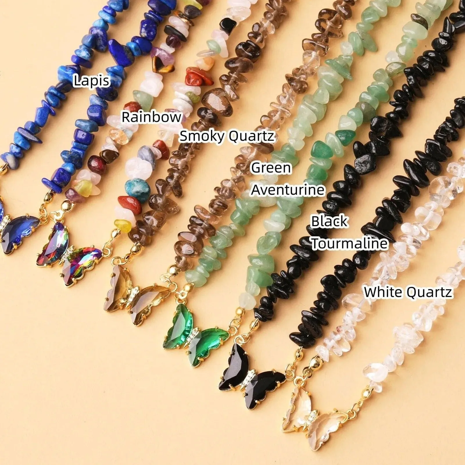 Butterfly Charms Necklace Collection