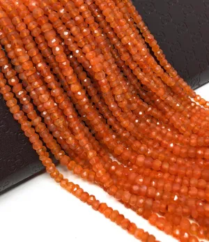 Carnelian Gemstone Beads, Natural Carnelian Beads, Jewelry Supplies for Jewelry Making, Bulk Beads, Wholesale Beads, 4.5- 5mm, 13" Strand