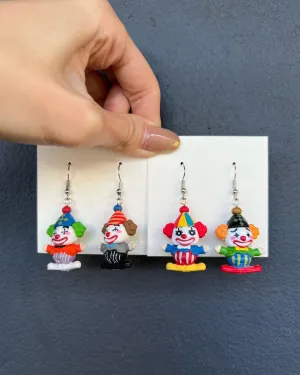 Cartoon Clown Earrings