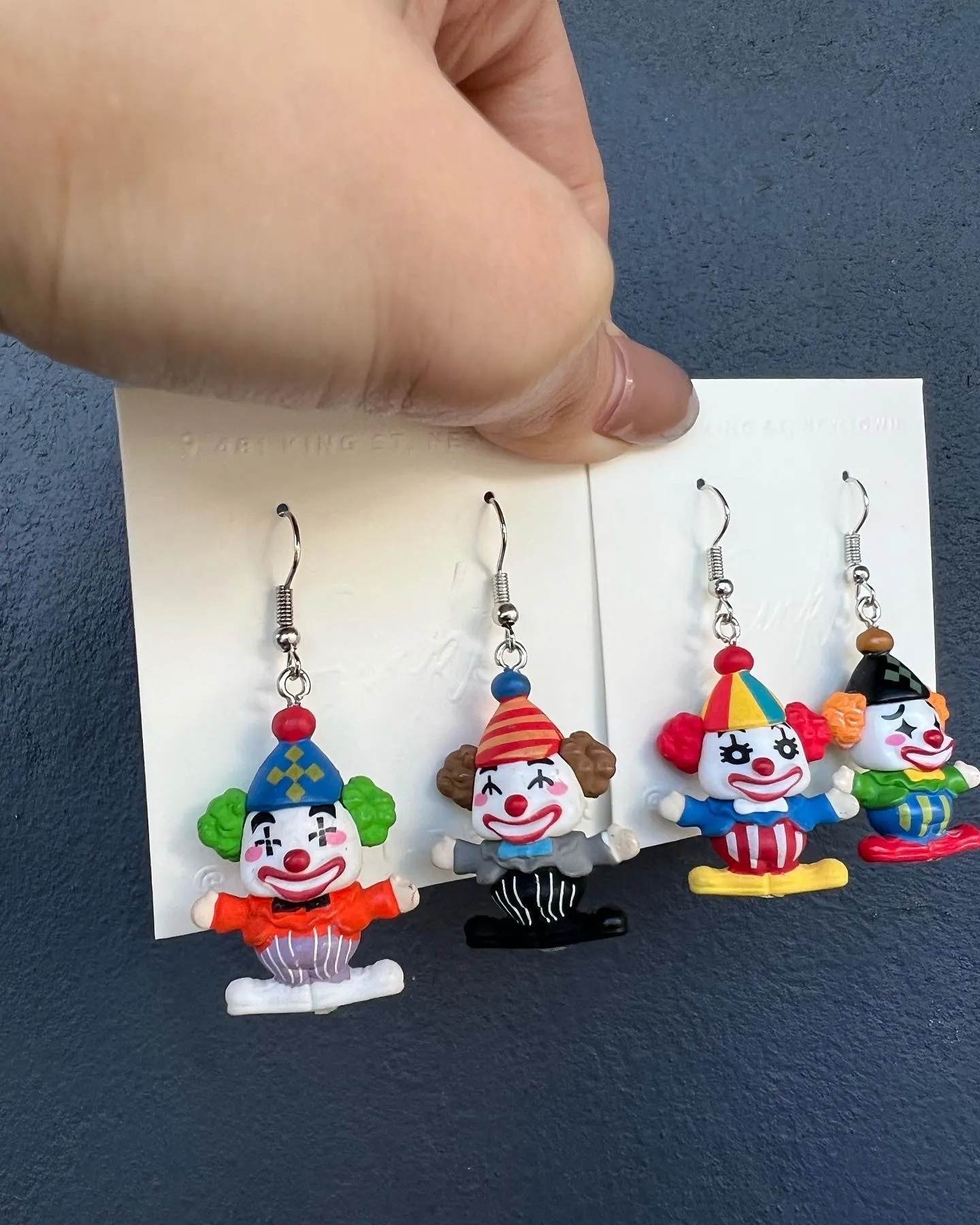 Cartoon Clown Earrings