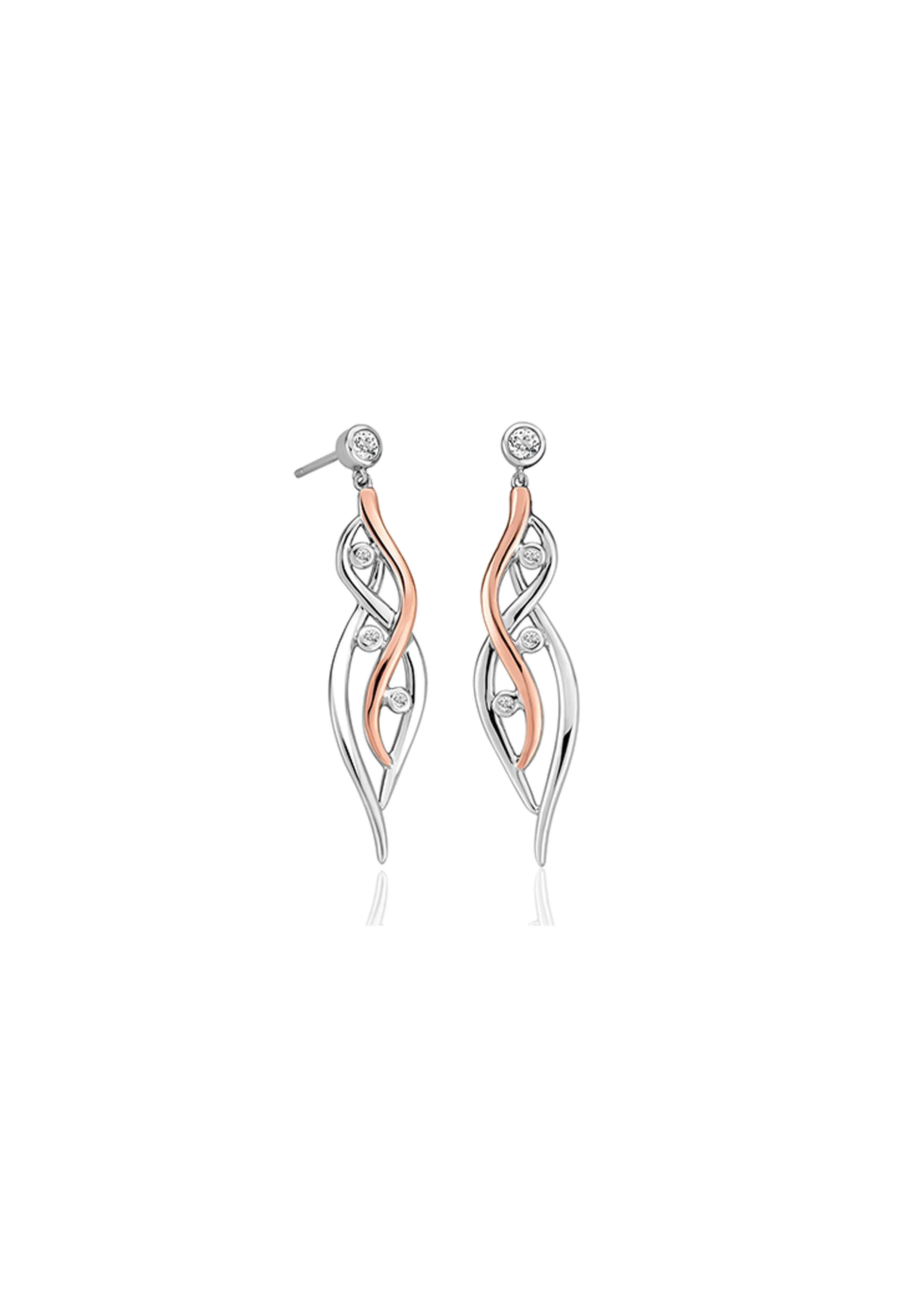 Clogau Swallow Falls Drop Earrings