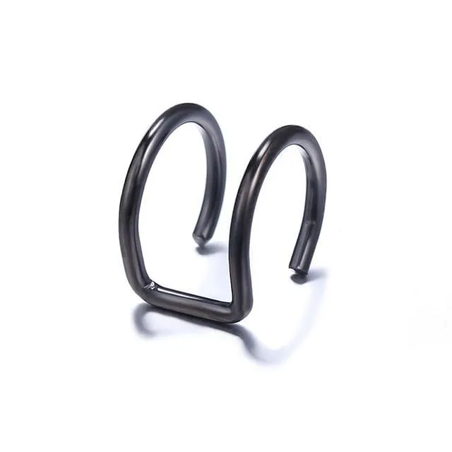 Cuffs Leaf Clip Earrings