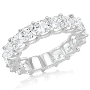 EMBER 5 Carat Princess Cut Diamond Eternity Band in Platinum 25 pointer By Mike Nekta SIZE 4-9