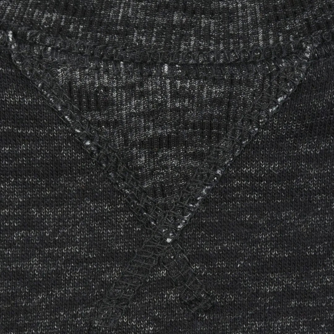 French Terry Phoenix Slub Black sweat shirt