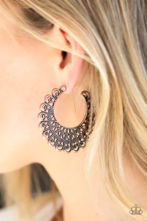 Funky Flirt - Copper - Earrings