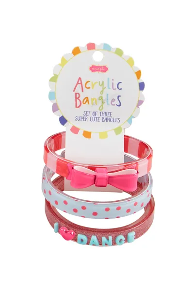 girls acrylic bangle set