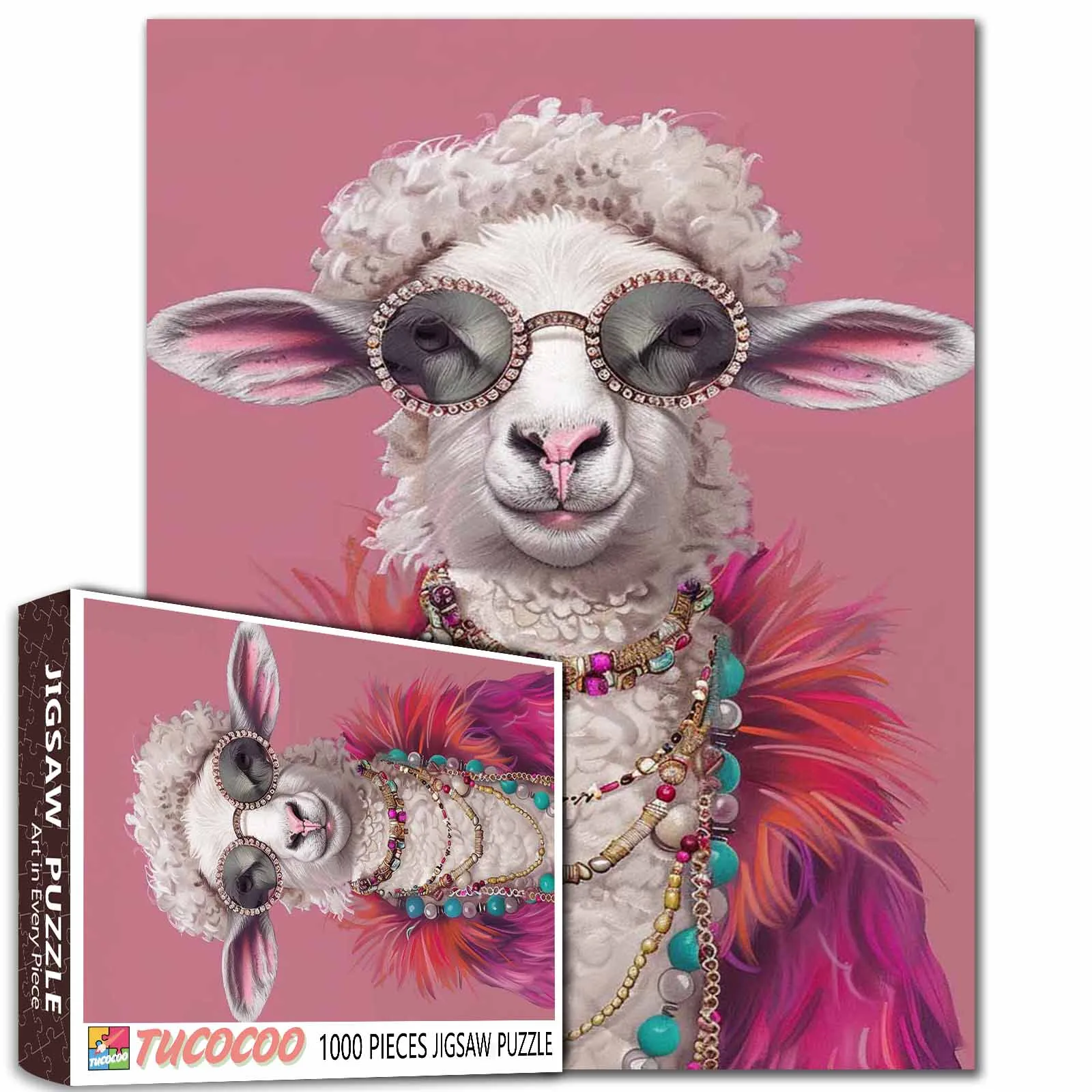 Glamorous Sheep Jigsaw Puzzle