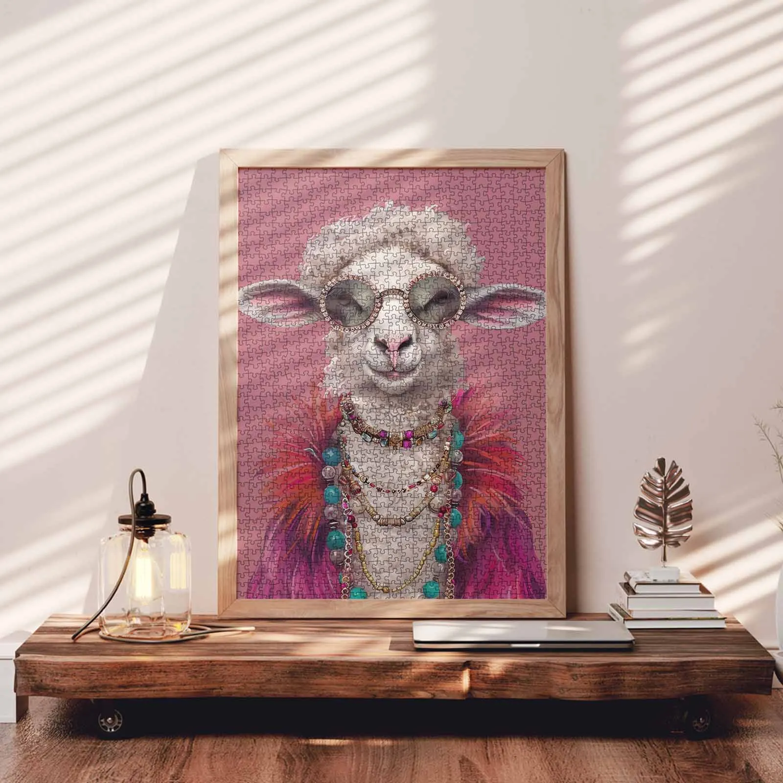 Glamorous Sheep Jigsaw Puzzle