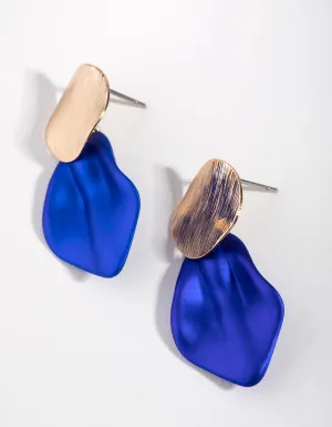 Gold Coated Single Stud Earrings