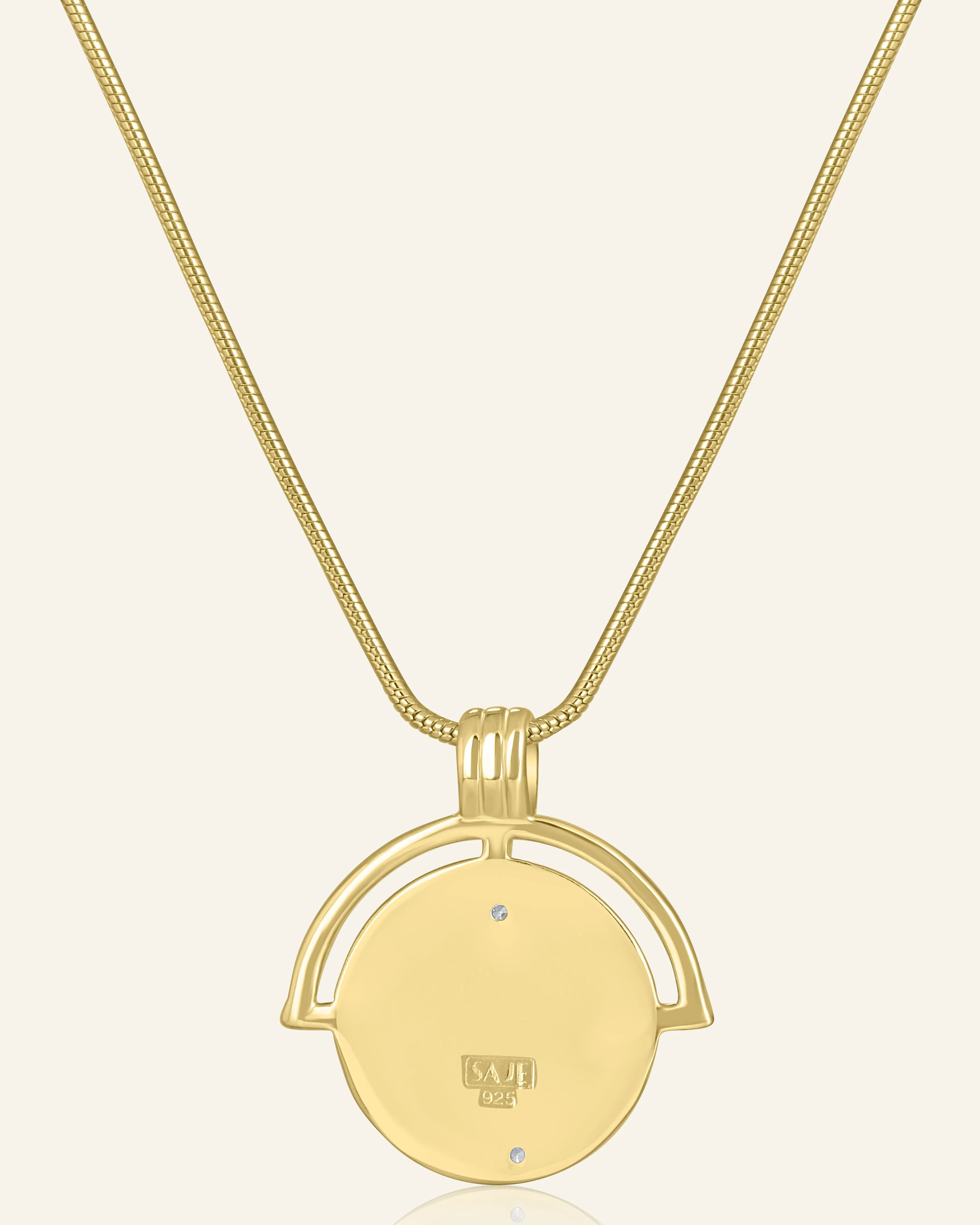 Golden moon Pendant