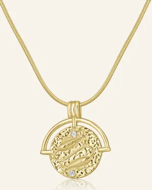 Golden moon Pendant