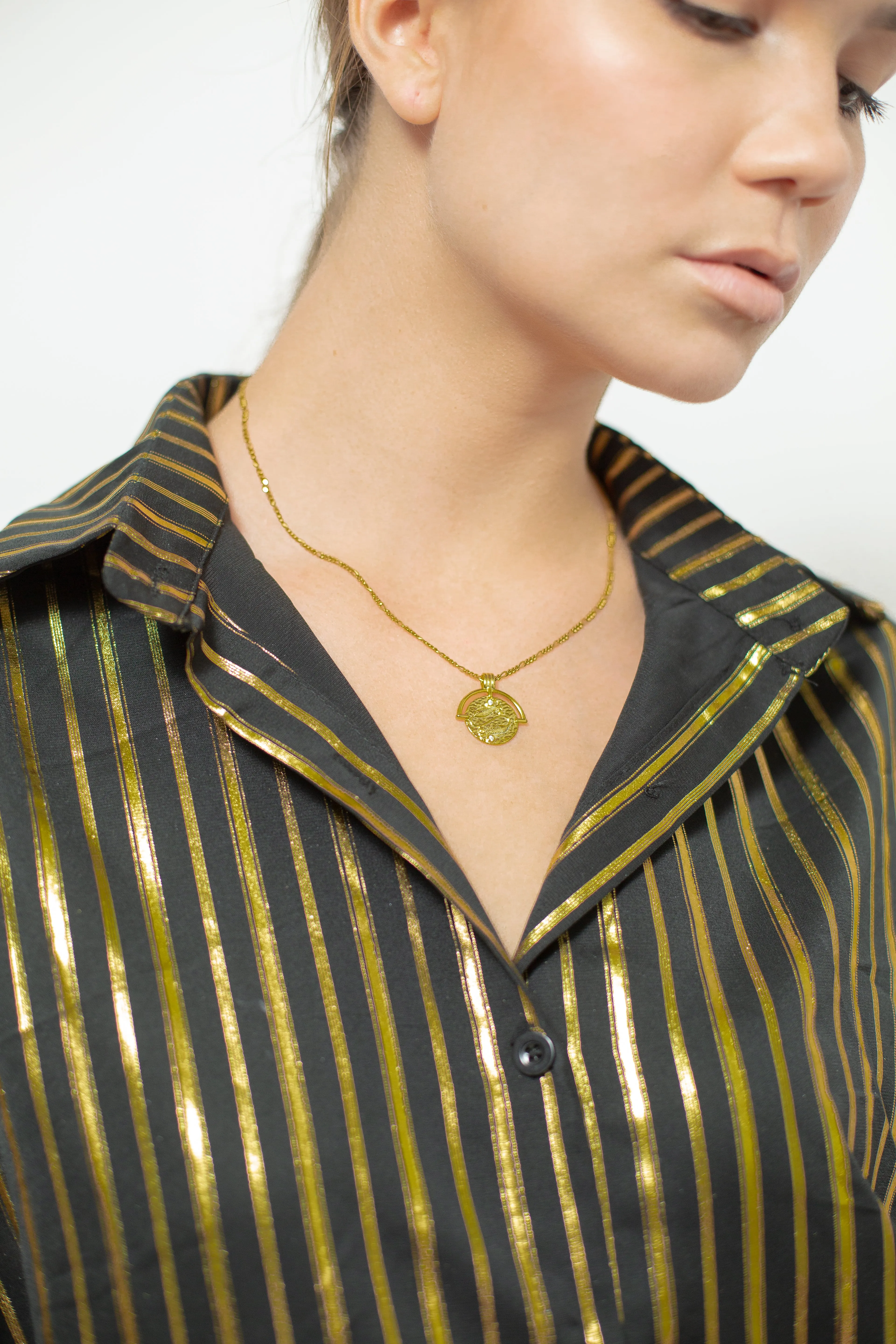 Golden moon Pendant