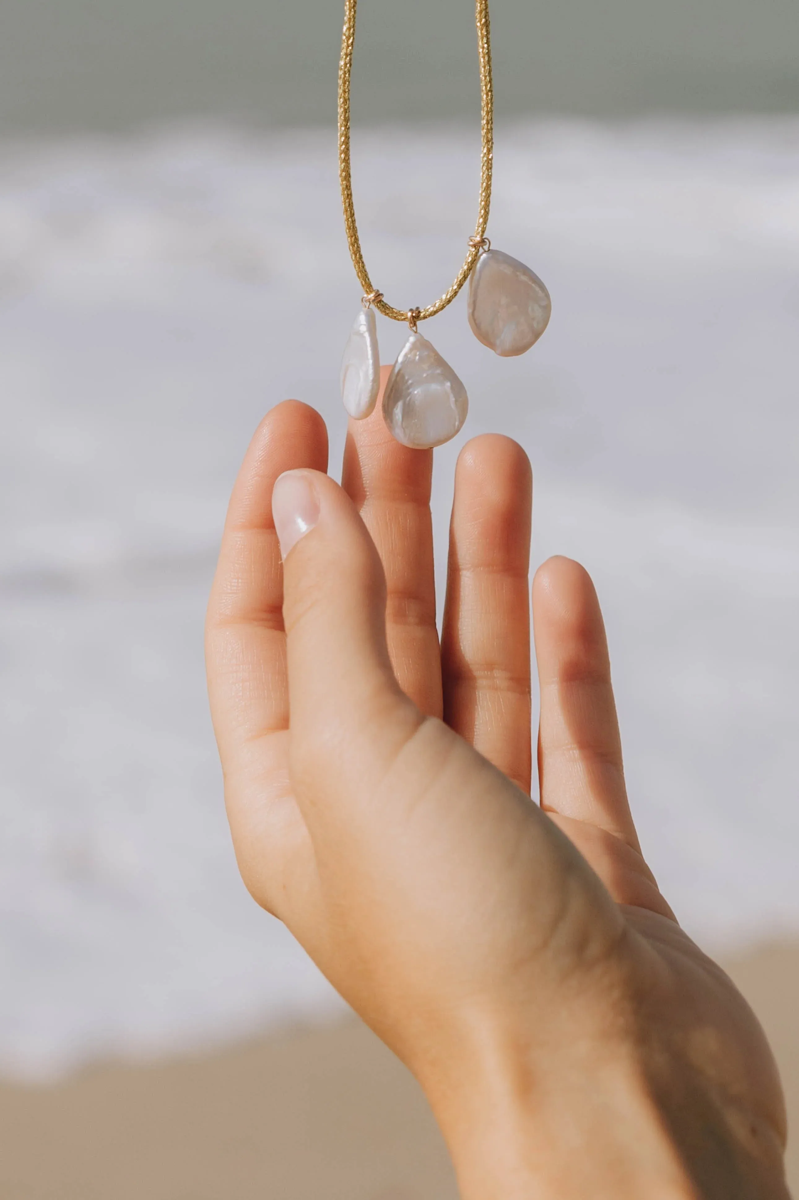 Goldie Drop Stand Necklace