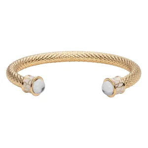 Halcyon Days "Salamander Torque Diamond & Gold" Bangle