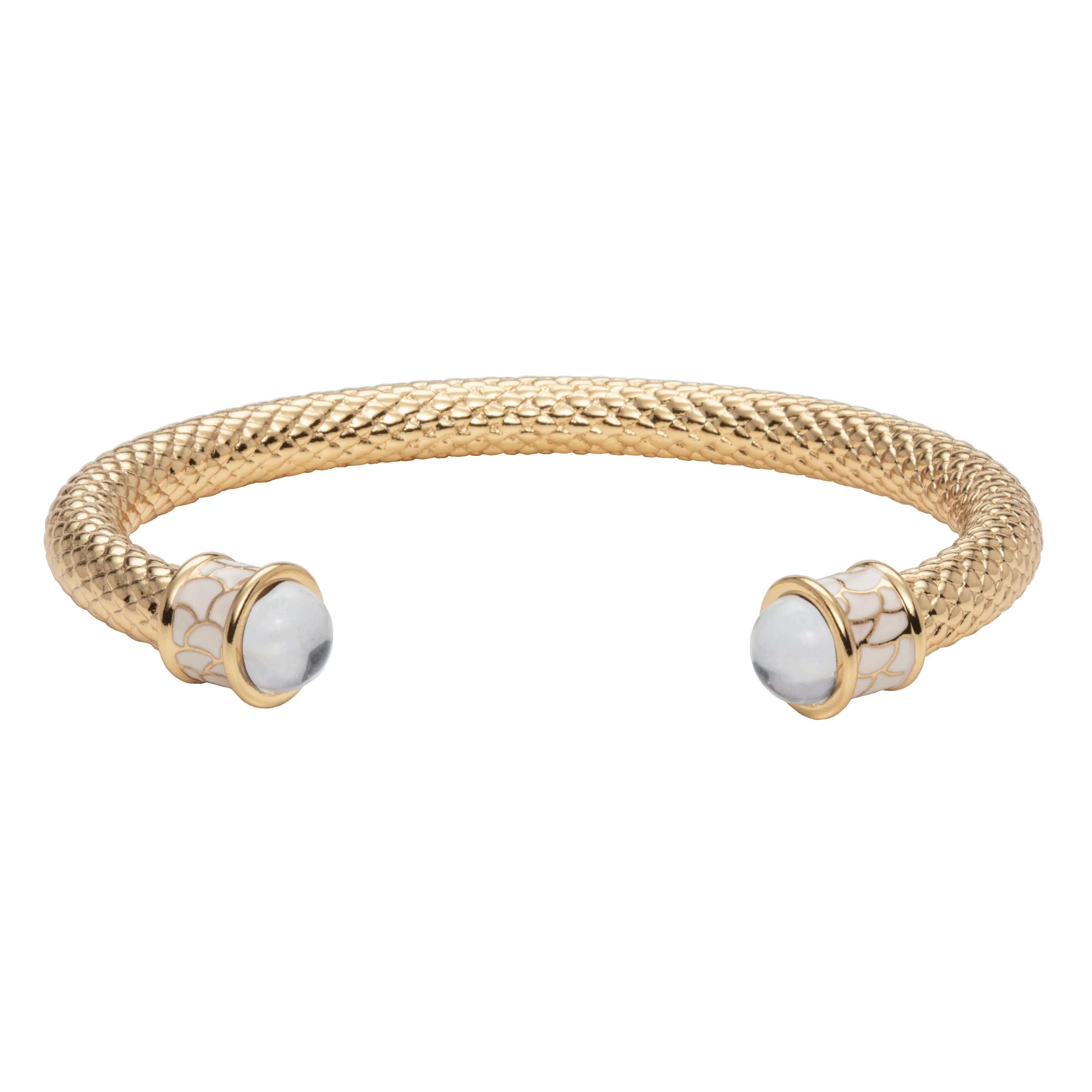 Halcyon Days "Salamander Torque Diamond & Gold" Bangle