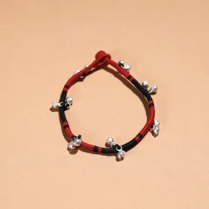 Handcrafted Patwa Thread & Ghungroo Work Anklet 16
