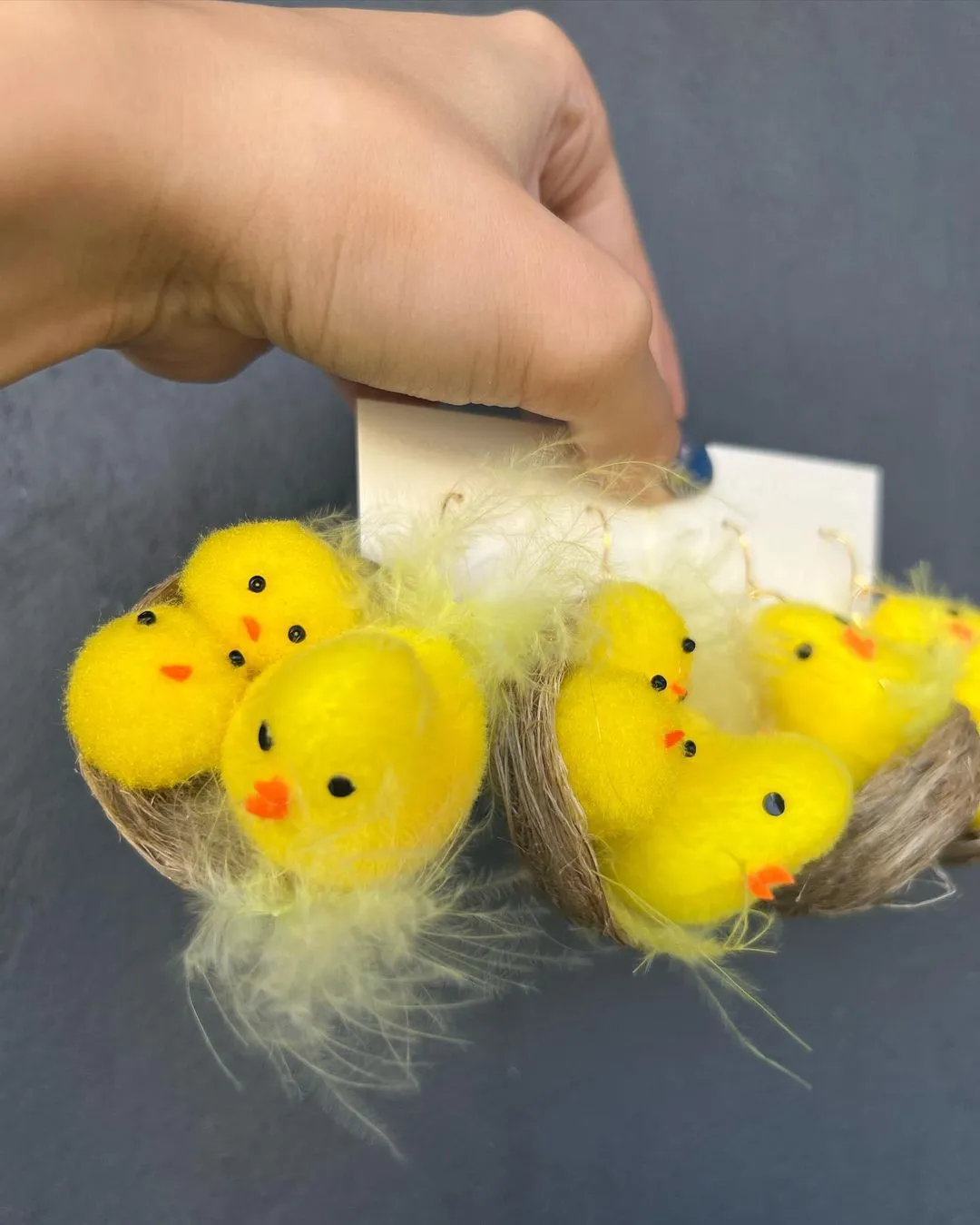 Handmade Chick Earrings