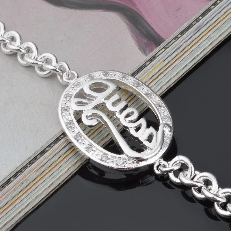 Hot Korean Fashion Exquisite Personalized Silver-Plated Silver Egg-Shaped Necklace