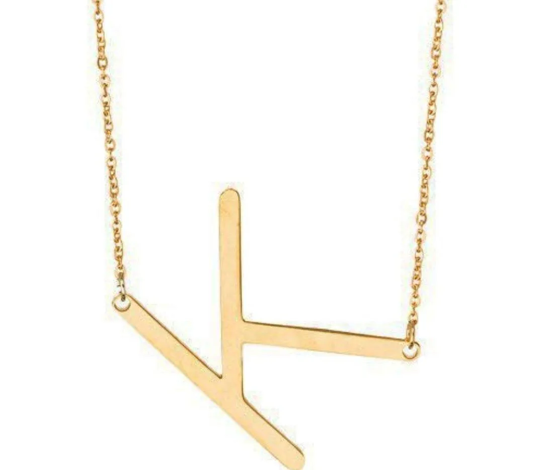 Initial Necklace (Gold and Silver) Final Sale
