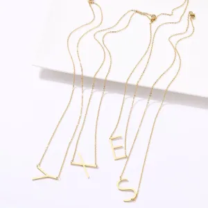Initial Necklace (Gold and Silver) Final Sale