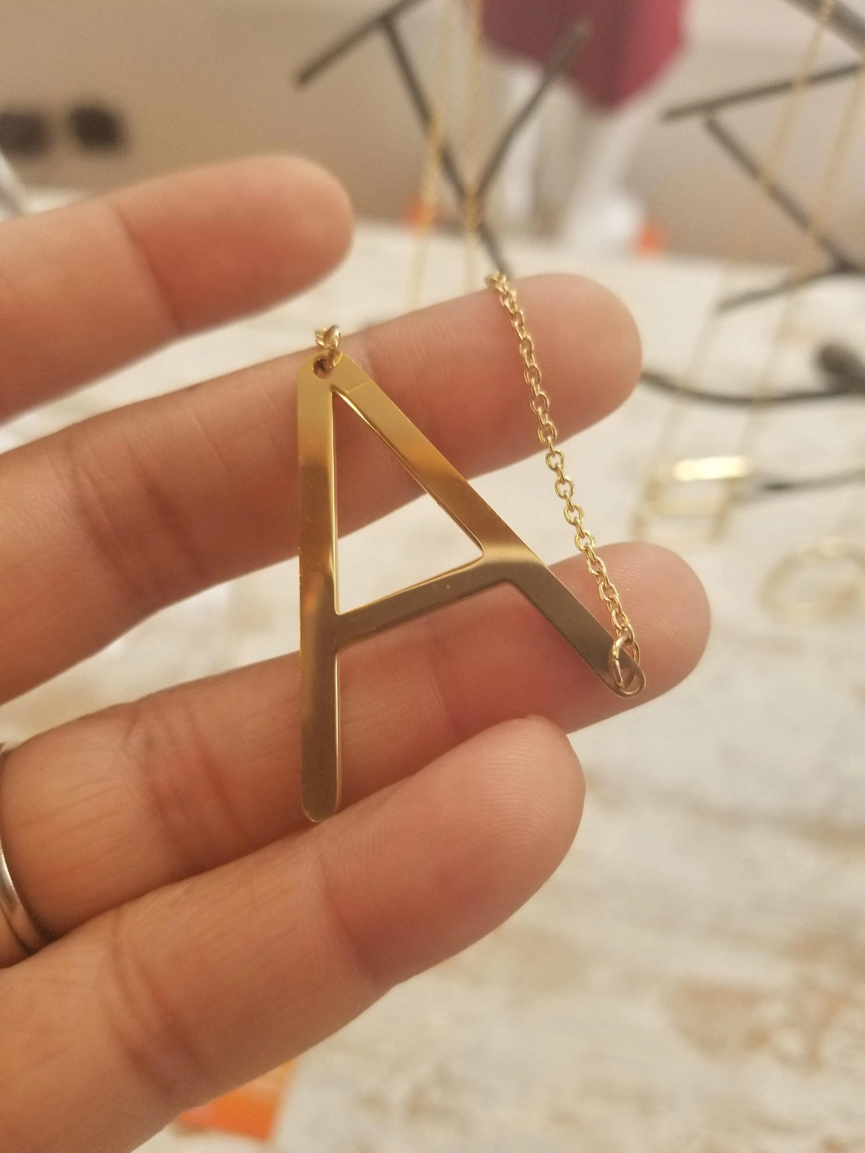 Initial Necklace (Gold and Silver) Final Sale
