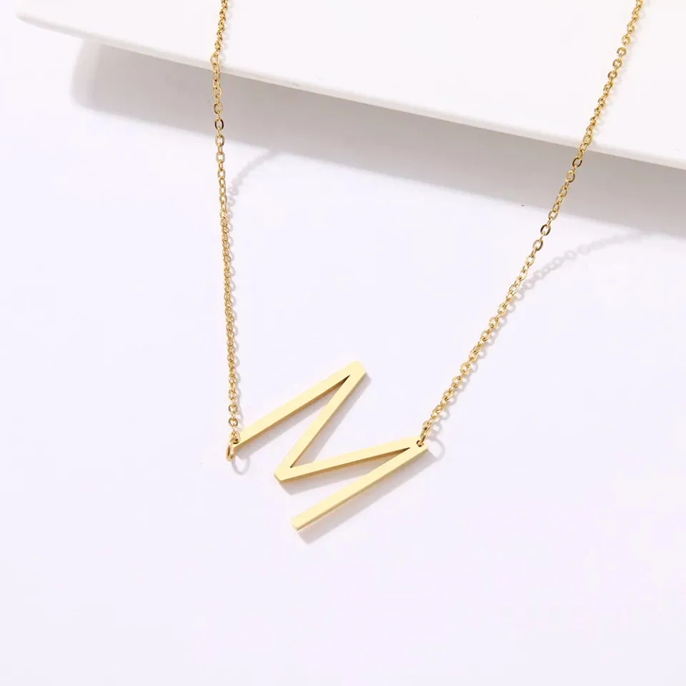 Initial Necklace (Gold and Silver) Final Sale