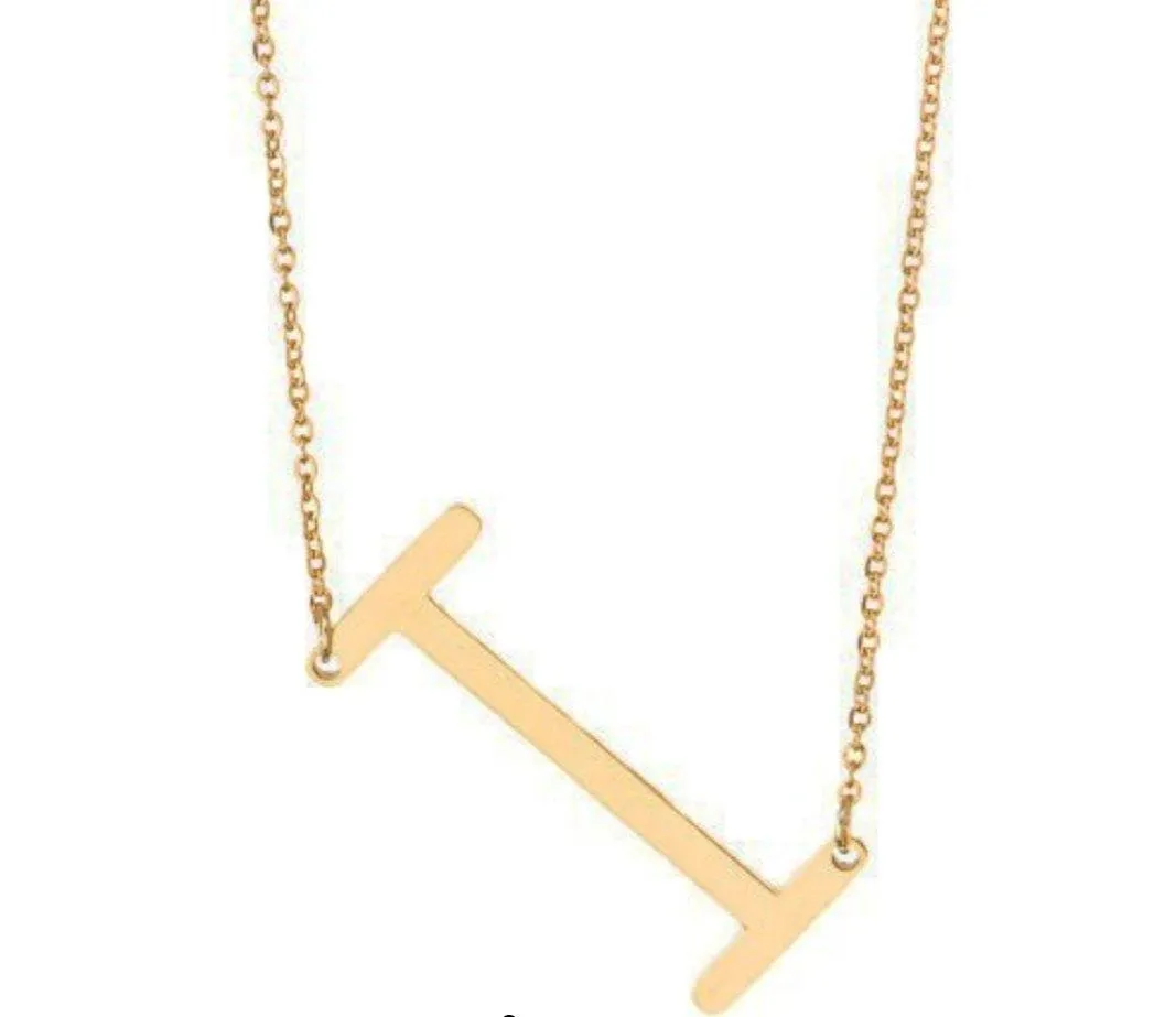 Initial Necklace (Gold and Silver) Final Sale