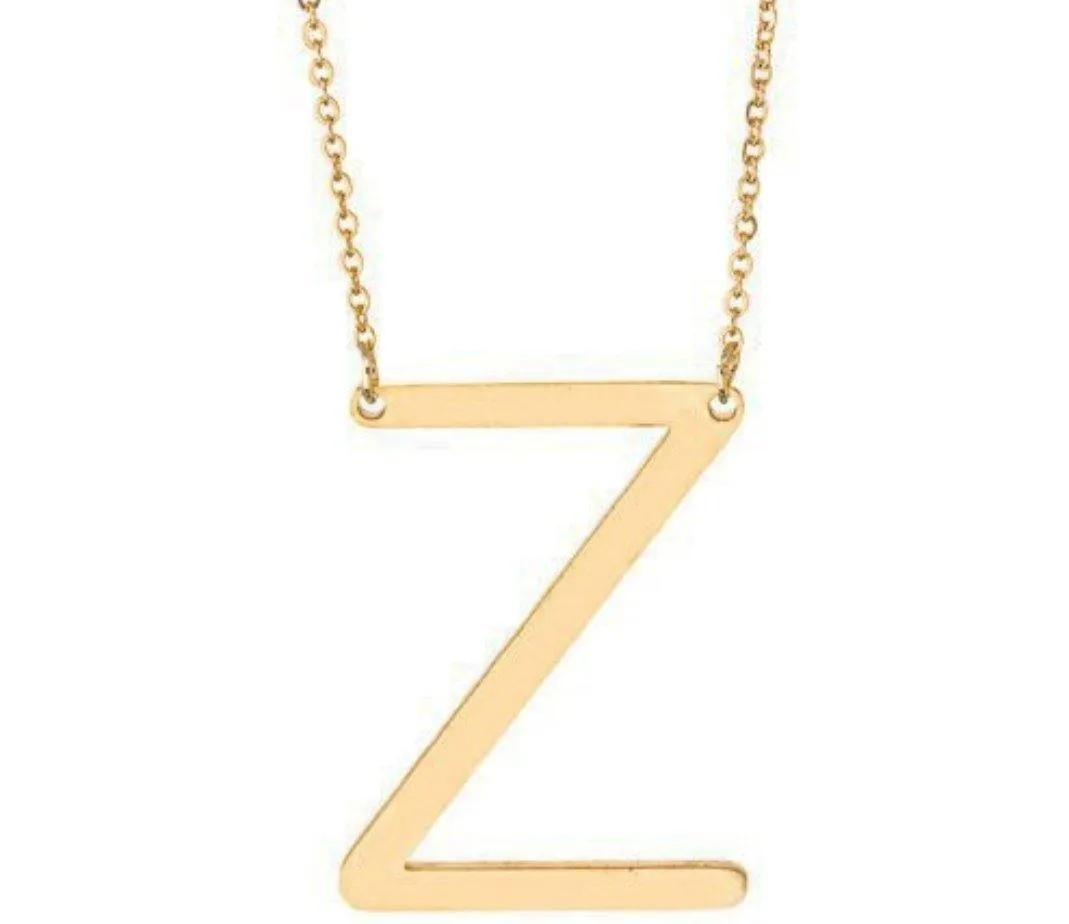 Initial Necklace (Gold and Silver) Final Sale