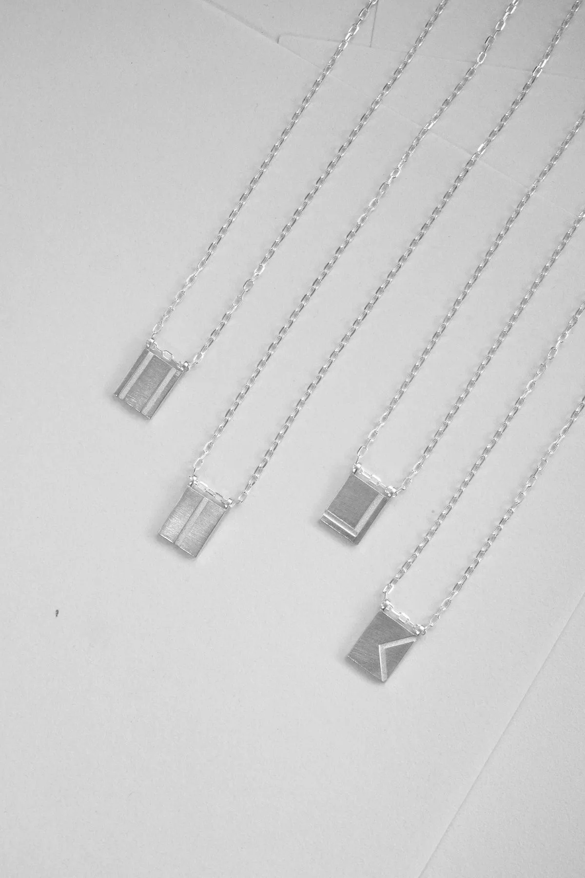 Initial Necklace - Silver