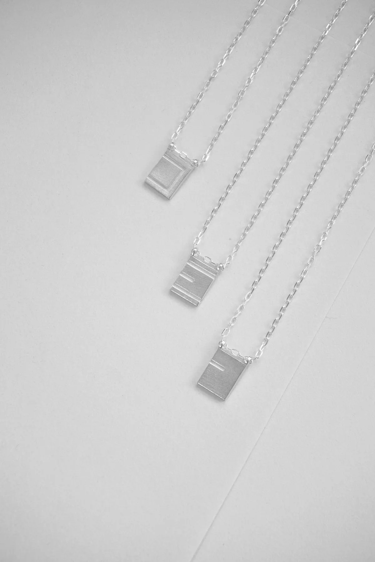 Initial Necklace - Silver