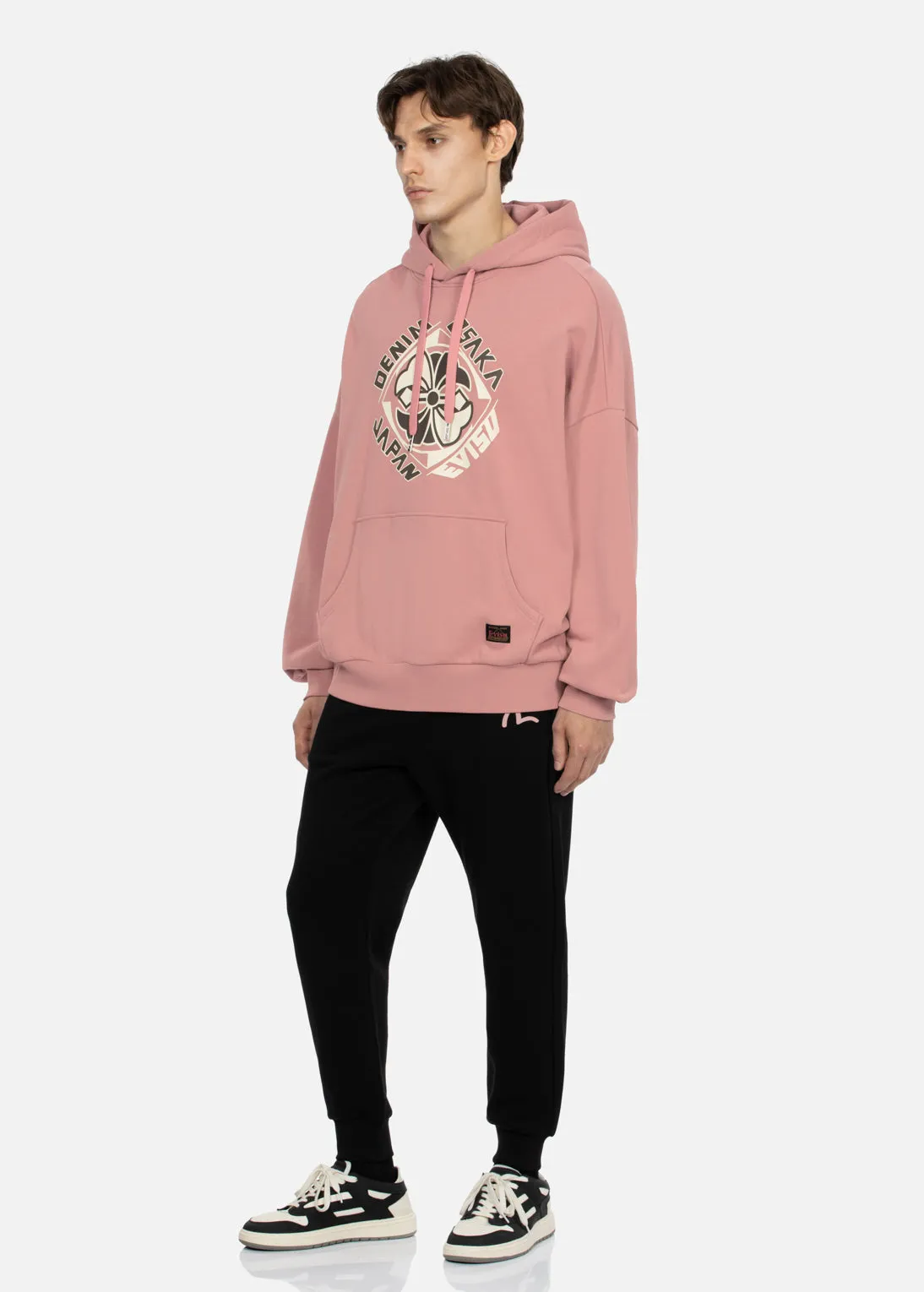 Kamon Print Regular Fit Sweatpants