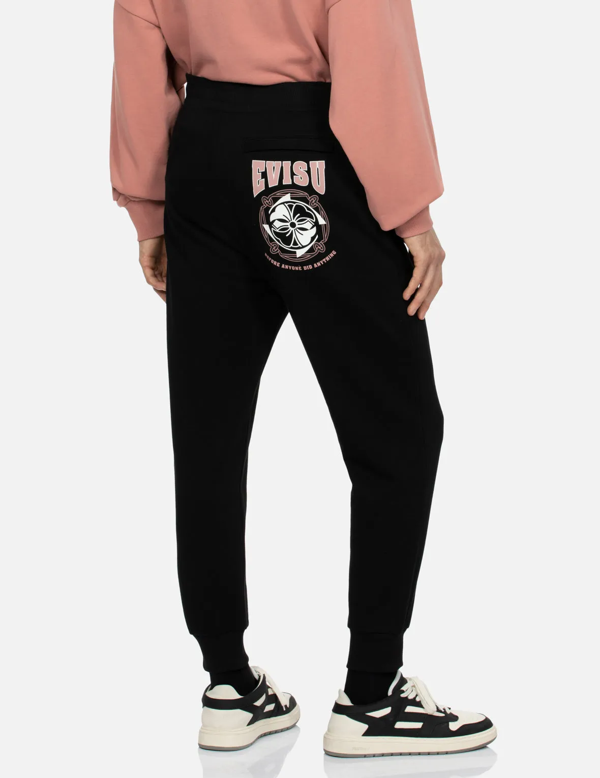 Kamon Print Regular Fit Sweatpants