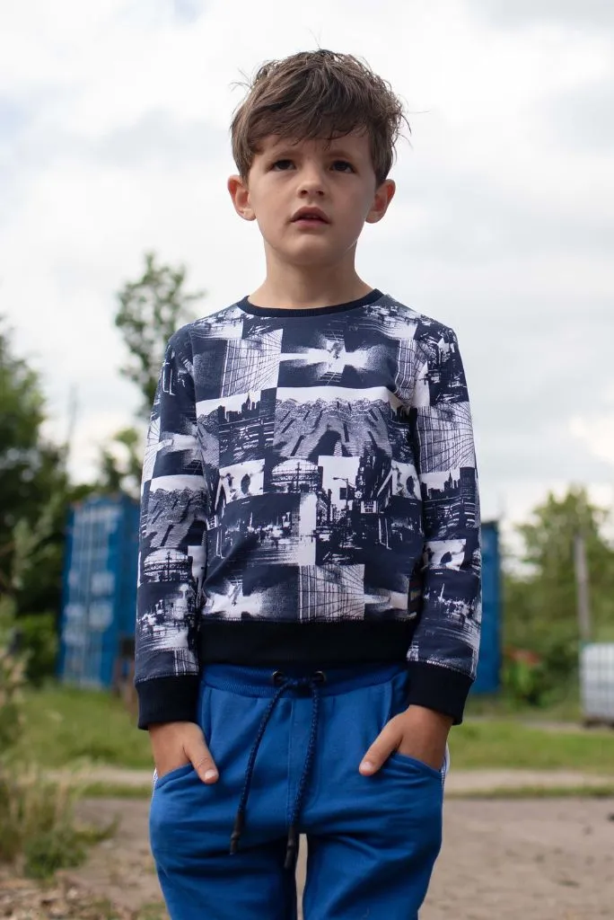 Kenzio Photo Print Jumper