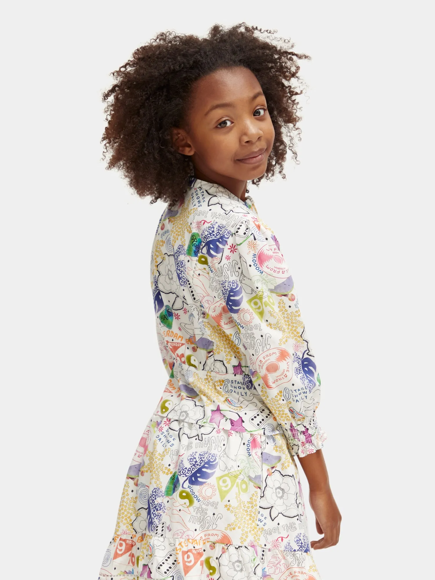 Kids - Printed blouse